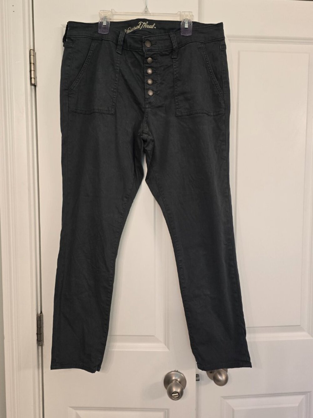 Universal Thread Dark Green Button Fly Pants Size 14/32Ra